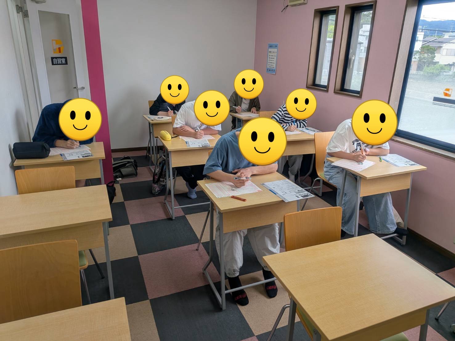 試験中の様子